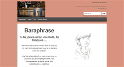 Desktop Screenshot of baraphrase.com